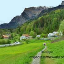 Heidiland is a picturesque place in Switzerland. It is actually the setting of the story Heidi.